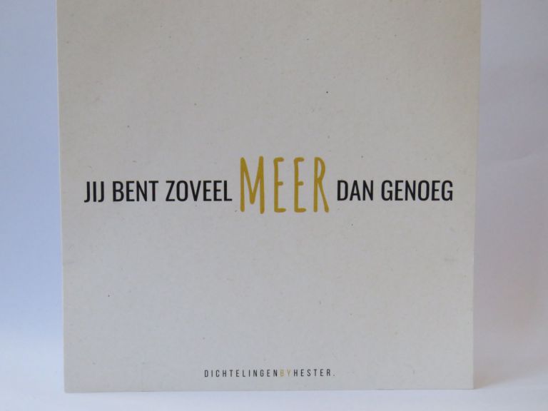 Hart onder de riem