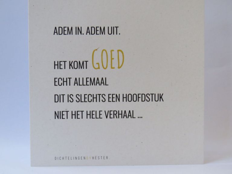Hart onder de riem